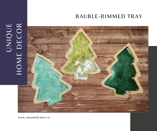 Conifer Tree Decorative Tray