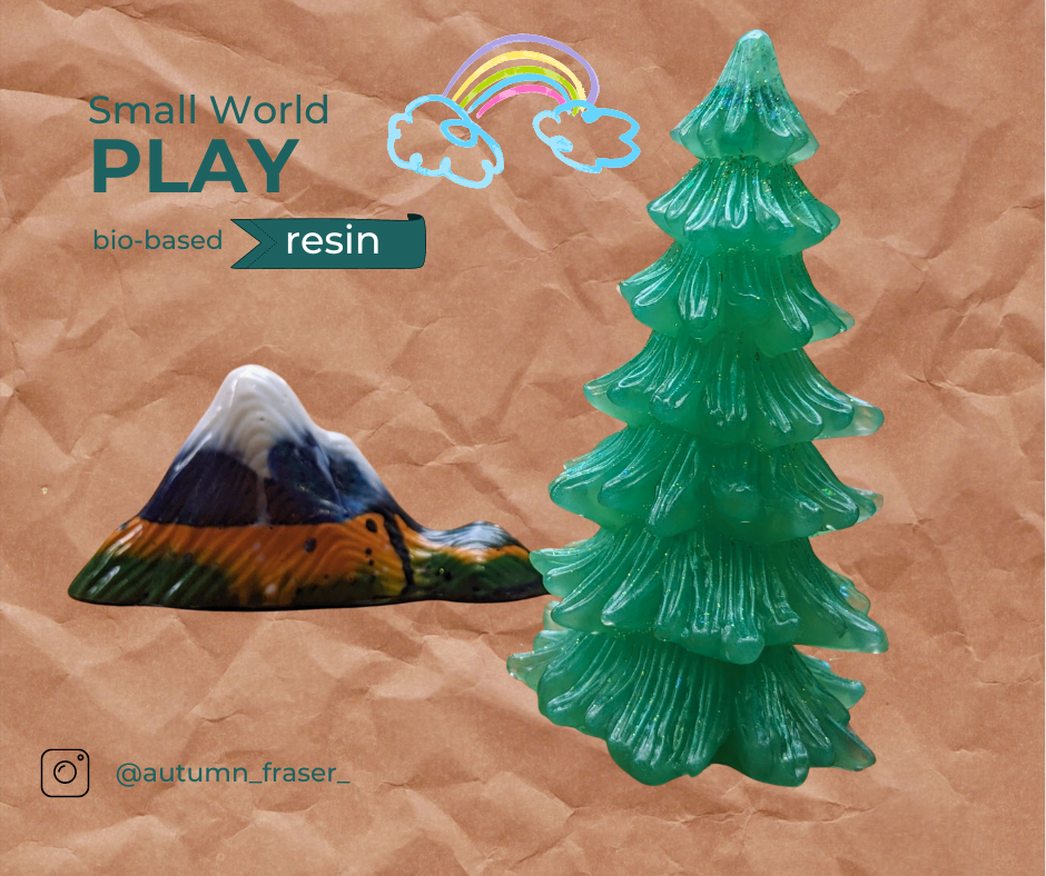 Tree & Mountain Figures - Small World Play