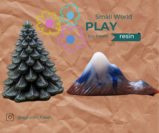 Tree & Mountain Figures - Small World Play