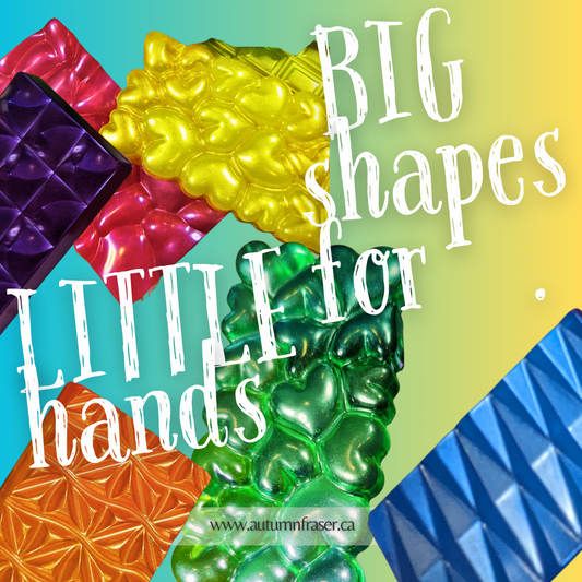 Patterned Rectangle Rainbow Stampers