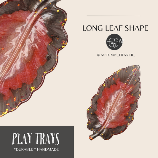 Long leaf play tray