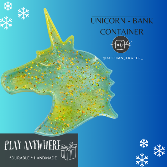 Unicorn 'piggy-bank style' Container