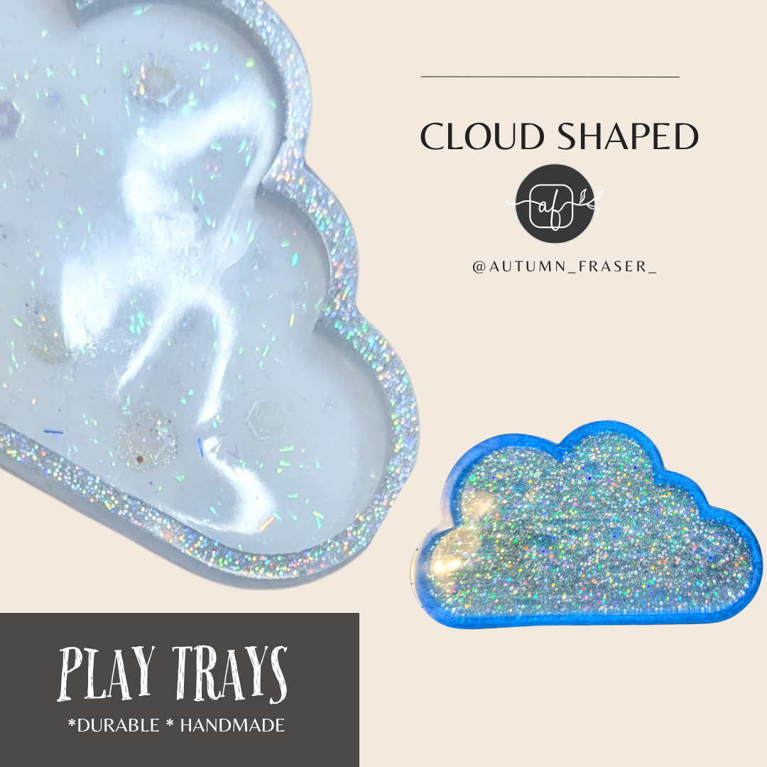 Cloud-Shaped Play Tray