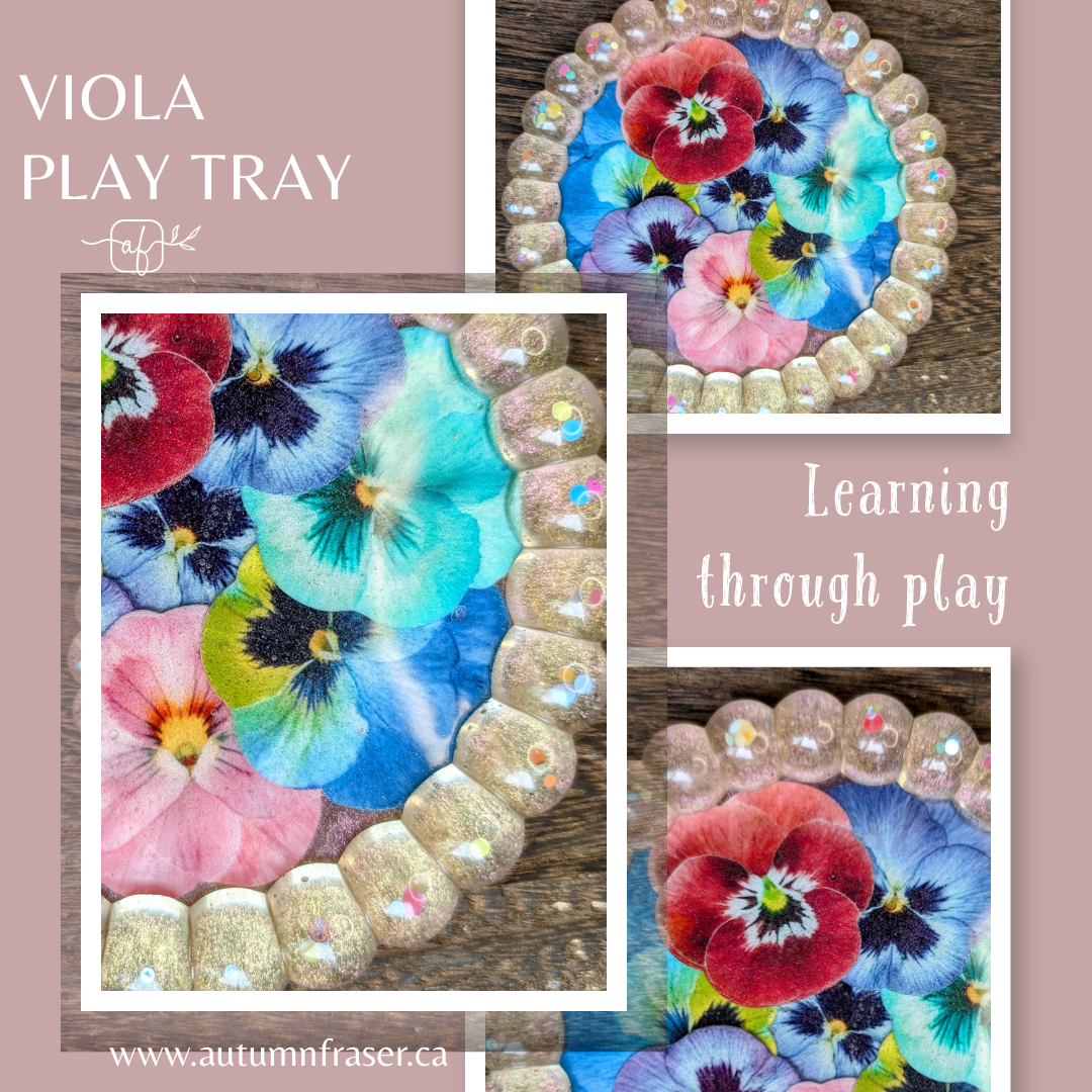 Pansie bubble play tray