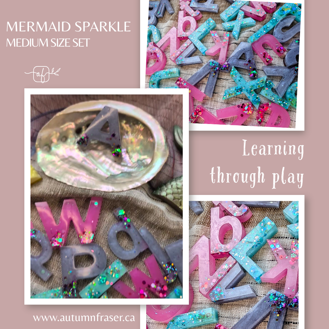 Mermaid Sparkle Moveable Alphabet Invitation To Play