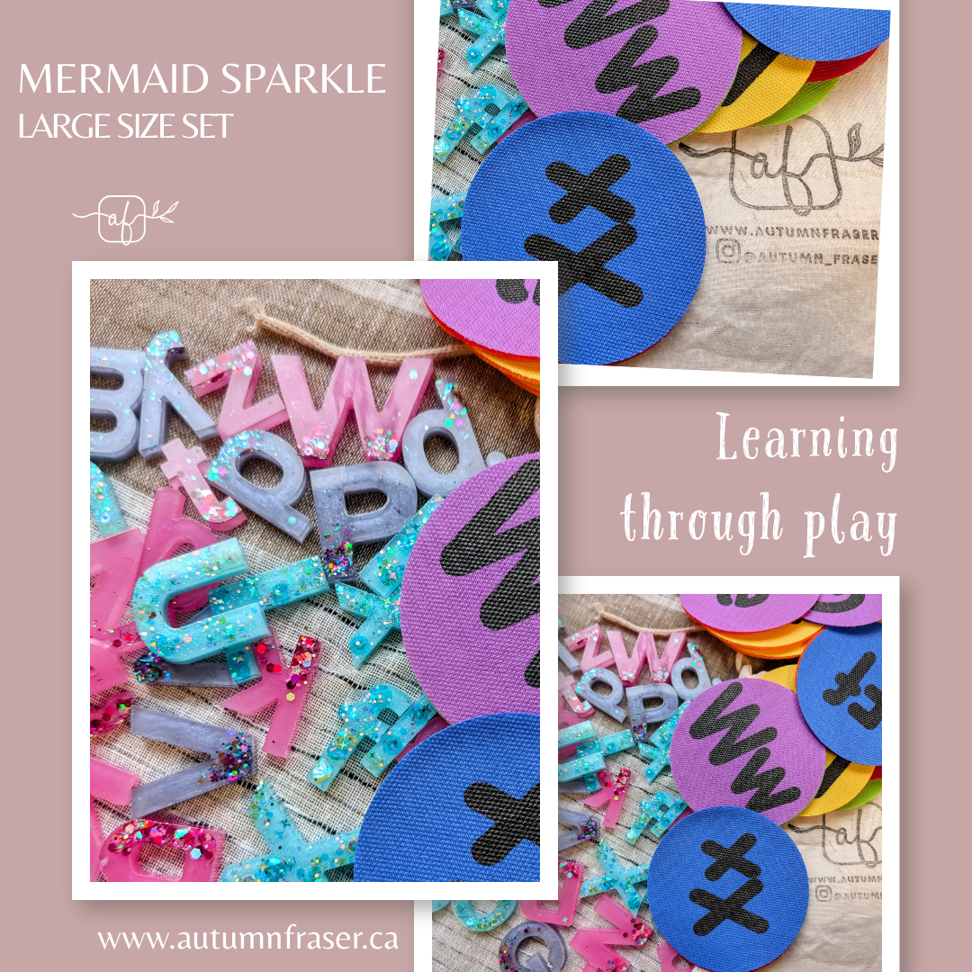 Mermaid Sparkle Moveable Alphabet Invitation To Play
