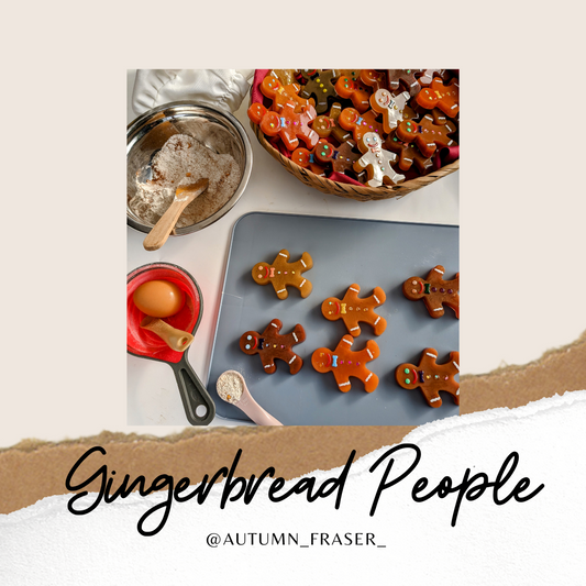 A Pair of Magnetic Gingerbread People