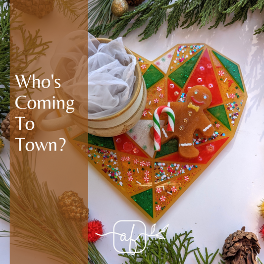 Geometric Heart Decorative Tray