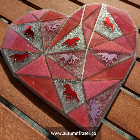 I Love Horses Suncatcher