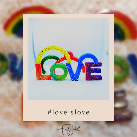 Rainbow Stacker w Love Letters Set