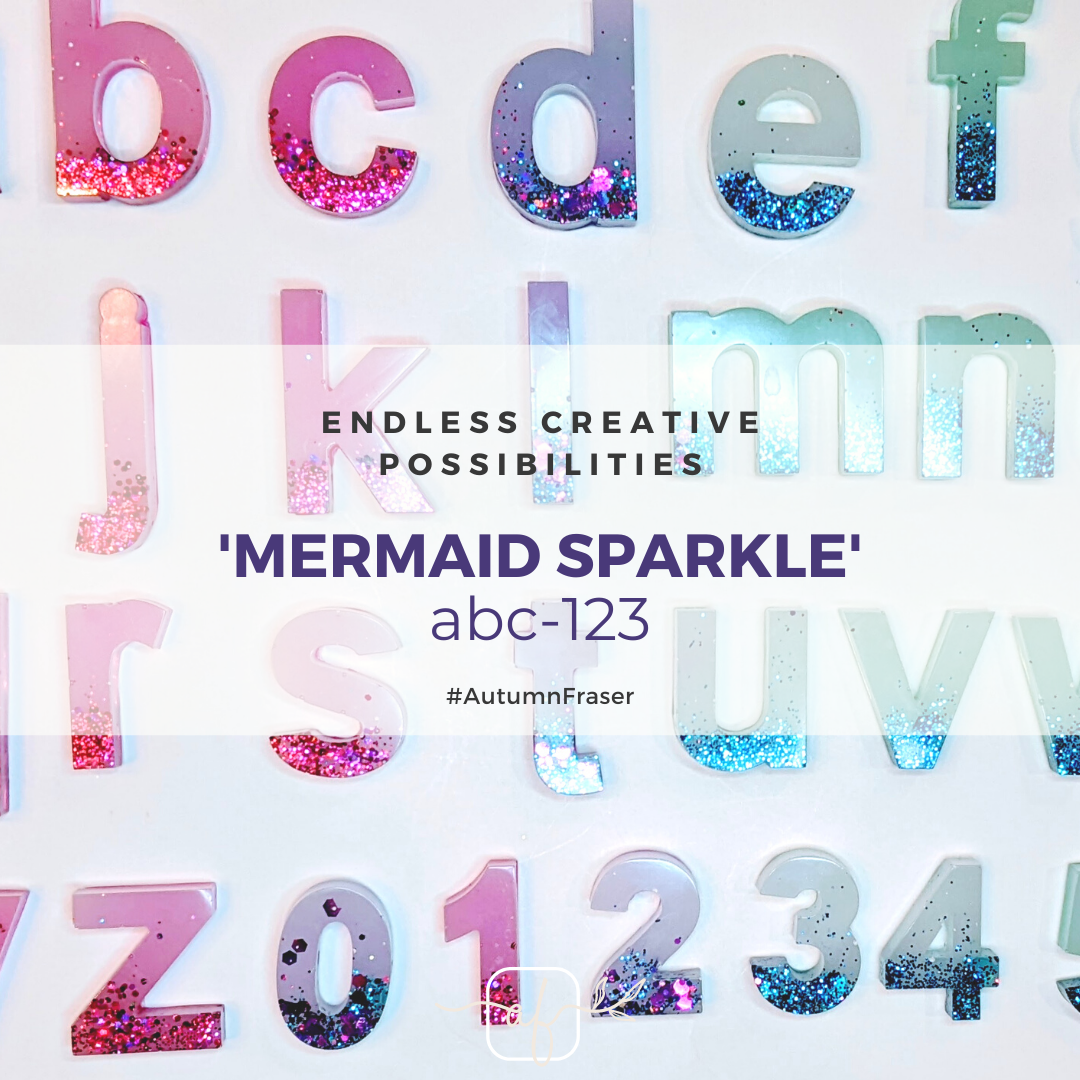 Moveable Alphabet - Mermaid Sparkle