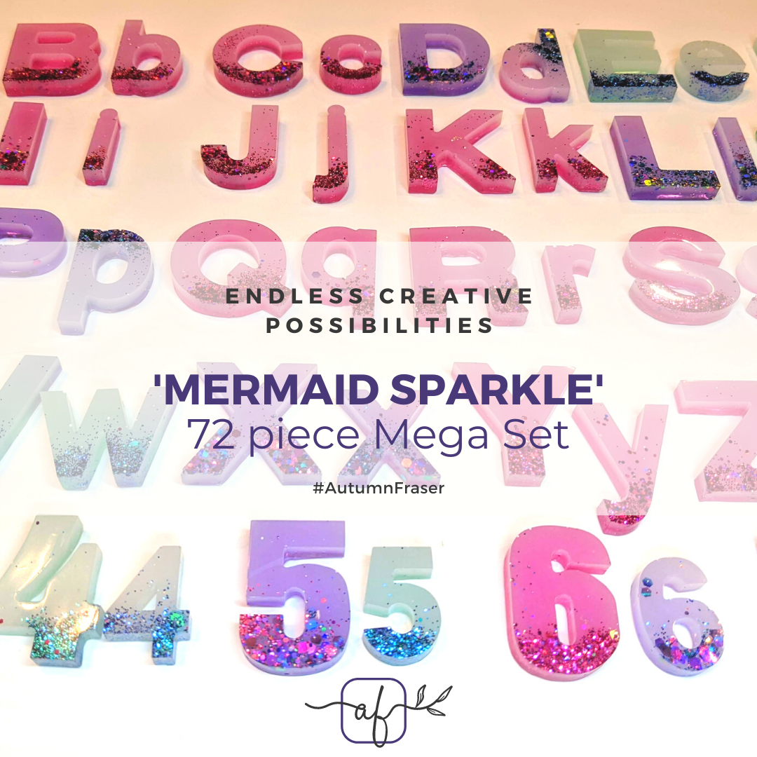 Moveable Alphabet - Mermaid Sparkle