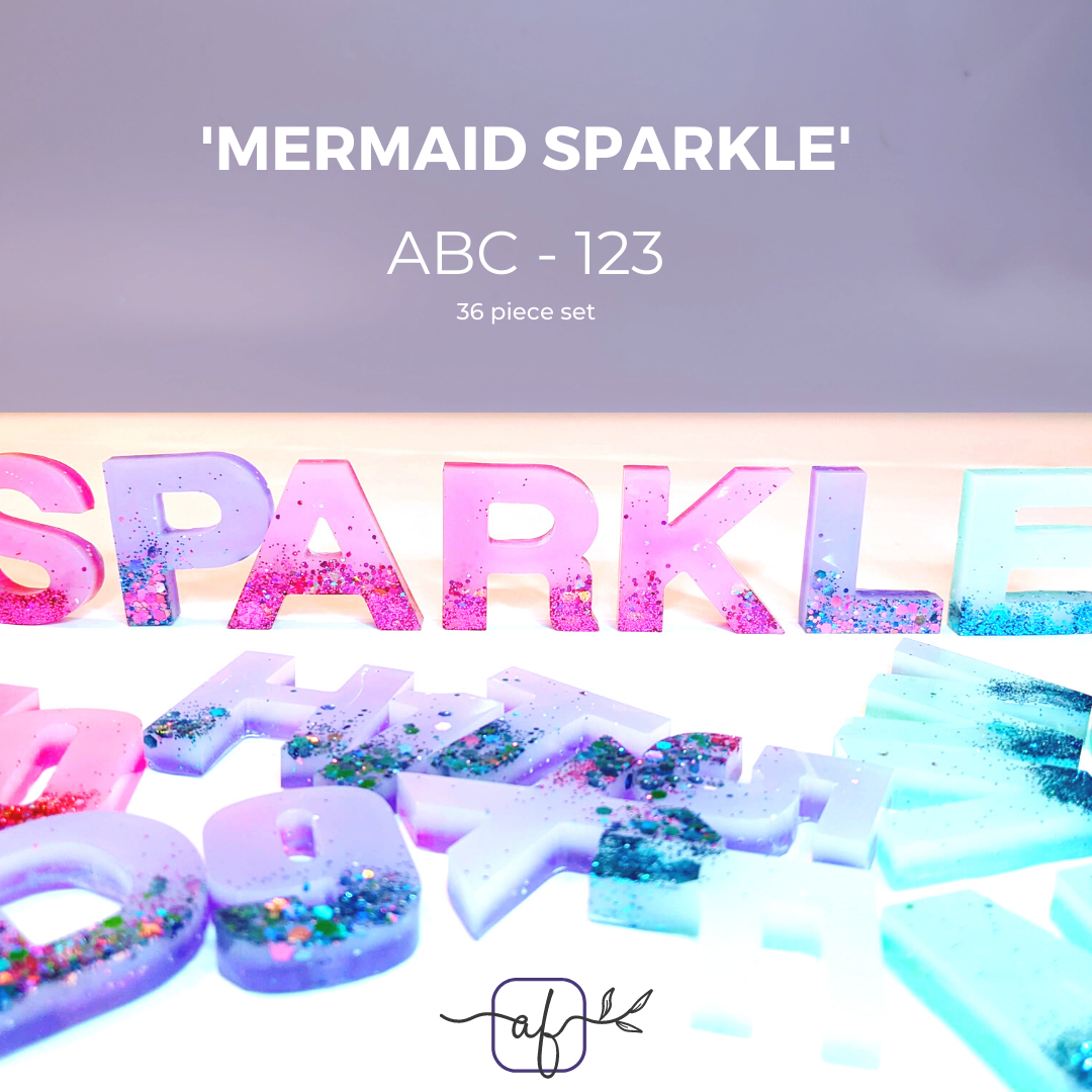 Moveable Alphabet - Mermaid Sparkle
