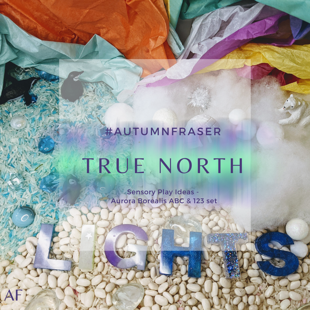 Moveable Alphabet - Aurora Borealis
