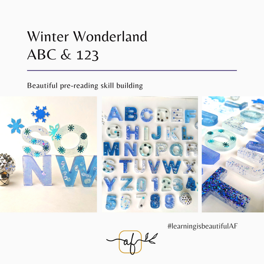 Moveable Alphabet - Winter Wonderland