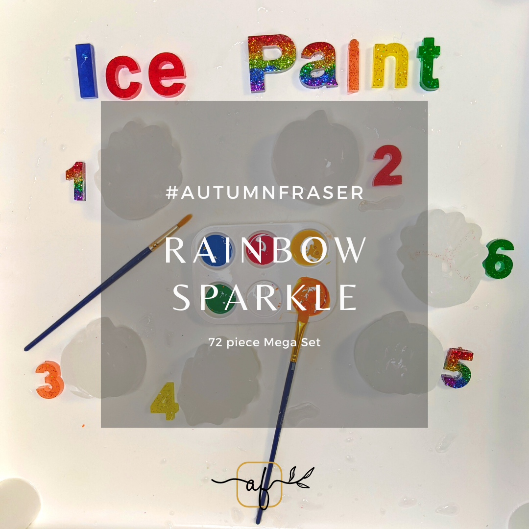 Moveable Alphabet - Rainbow Sparkle