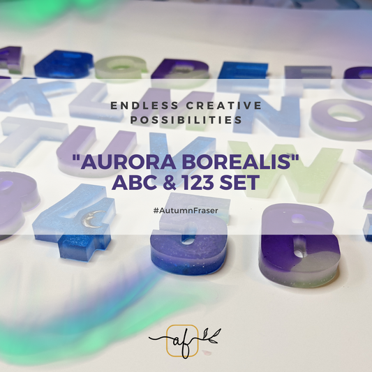 Moveable Alphabet - Aurora Borealis