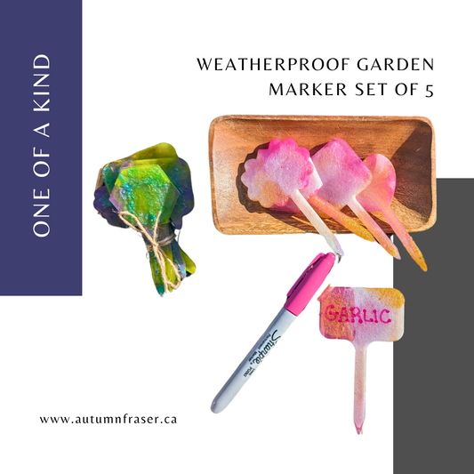 Set of Weatherproof Garden Markers