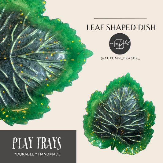 ( 1 LEFT) Large Leaf Play Tray