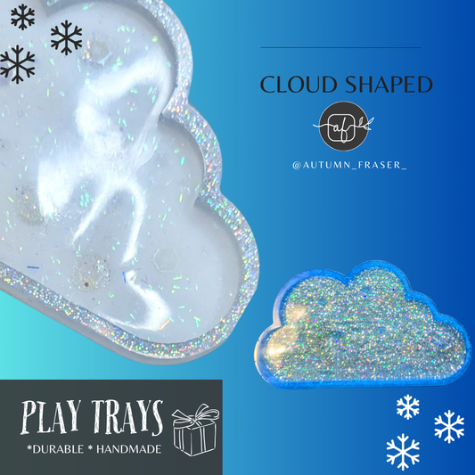 Cloud-Shaped Play Tray