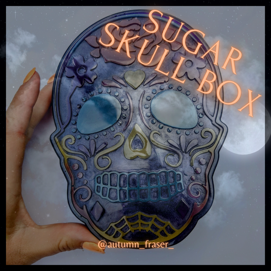 (SOLD OUT) Sugar Skull Storage Box